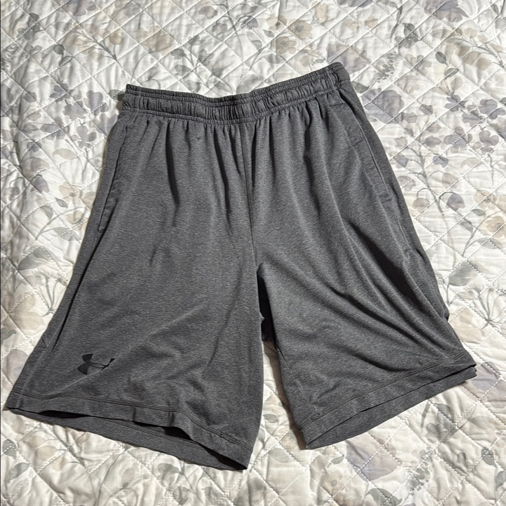 Under Armour Gray Athletic Performance Shorts M